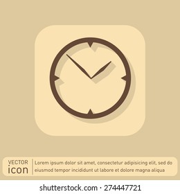 clock. watch sign, Icon watch. symbol time