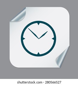 clock. watch sign, Icon watch. symbol time