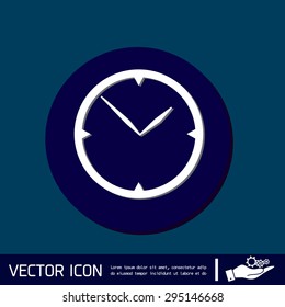 clock. watch sign, Icon watch. symbol time