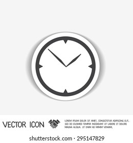 clock. watch sign, Icon watch. symbol time