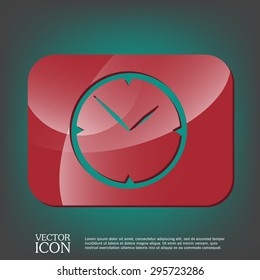 clock. watch sign, Icon watch. symbol time