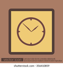 clock. watch sign, Icon watch. symbol time