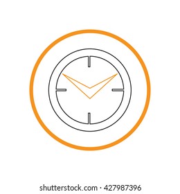 clock. watch sign, Icon watch. symbol time