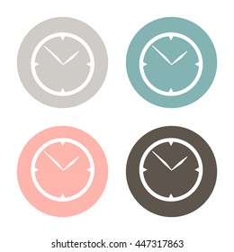 clock. watch sign, Icon watch. symbol time