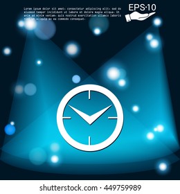 clock. watch sign, Icon watch. symbol time