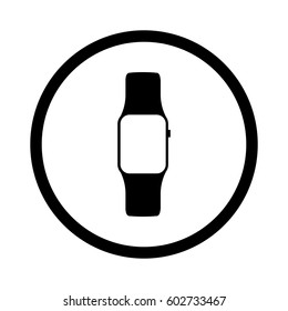 Clock watch ticker vector icon