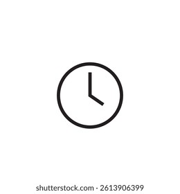 clock watch time icon editable outline stroke vector eps