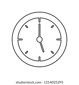 clock, watch, timepiece, timer, timekeeper icon. Simple outline vector of web, minimalistic set for UI and UX, website or mobile application