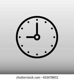 Clock / Watch Vector Icon Illustration