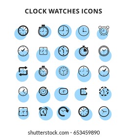 Clock Watches Icons