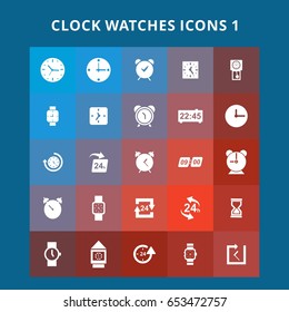 Clock Watches Icons