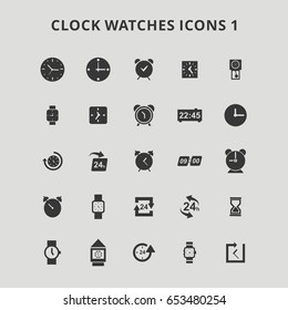 Clock Watches Icons