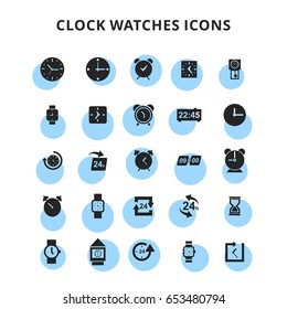 Clock Watches Icons