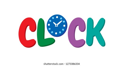 5 letter word clock