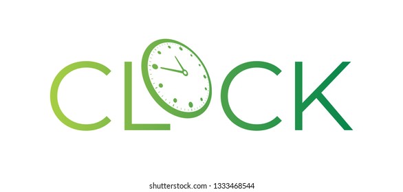 clock word and clock symbol