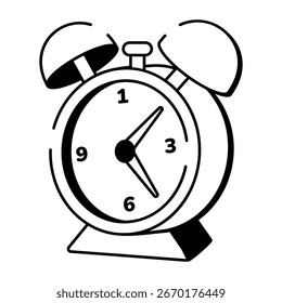 Un icono de estilo incompleto que muestra el reloj de escritorio
