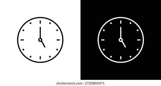 Clock-Five-Icons Grafikdesign, Vektorsymbole. Symbol EPS10.