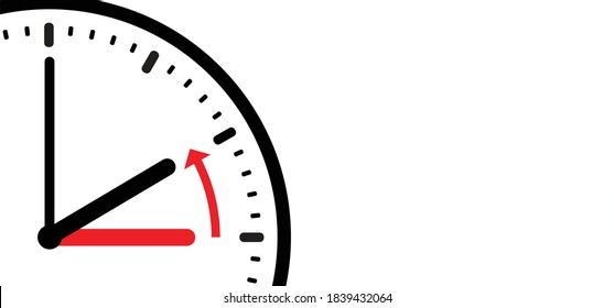 Clocks are adjusted forward one hour near the start of spring and are adjusted backward in the autumn. DST daylight saving time. Switch summer time or winter time and return to standard time. 1 hour.