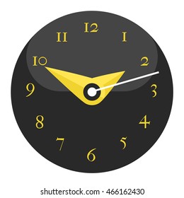 Clocks face dial watch alarm vector illustration