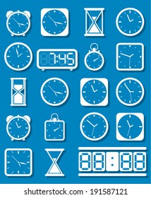 Clocks icons
