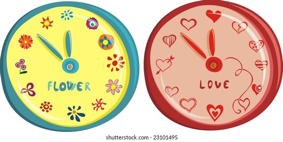 clocks for st valentine's day