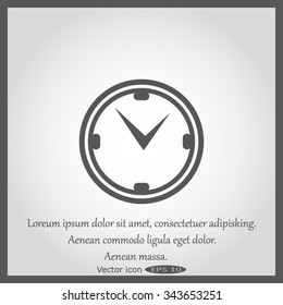Clocks, time icons set