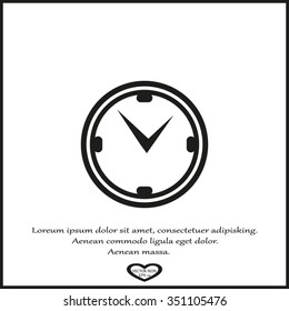 Clocks, time icons set