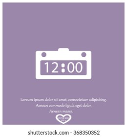Clocks, time icons set