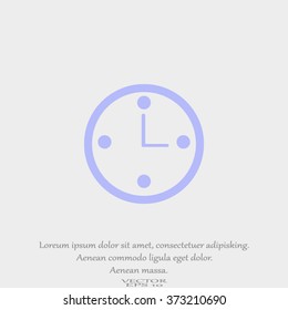 Clocks, time icons set