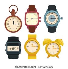 Clocks and wristwatch collection