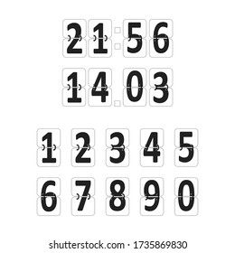 Clockt counter, great design for any purposes. Countdowm flat vector icon concept.