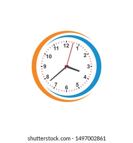 clock,time logo icon illustration design vector template