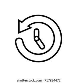 Clock/Time - logo / icon vector
