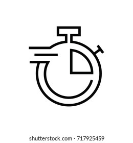 Clock/Time - logo / icon vector