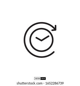 clockwise icon, design inspiration vector template for interface and any purpose