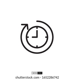 clockwise icon, design inspiration vector template for interface and any purpose