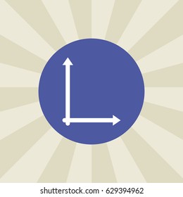 clockwise icon. sign design. background