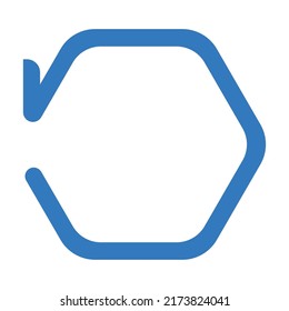 Clockwise Rotate Counter Icon Stock Vector (Royalty Free) 2173824041 ...
