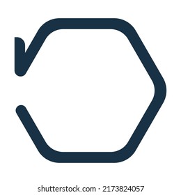 Clockwise Rotate Counter Icon Stock Vector (Royalty Free) 2173824057 ...