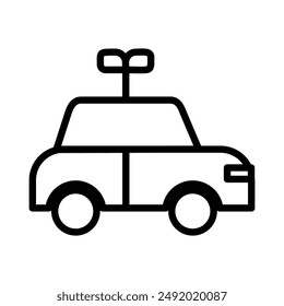 Clockwork car toy vector logo set collection for web app ui