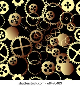 clockwork pieces design,seamless background