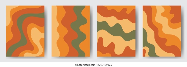 Clockwork poster retro background swirl. Psychedelic print. Vintage background . Vector illustration