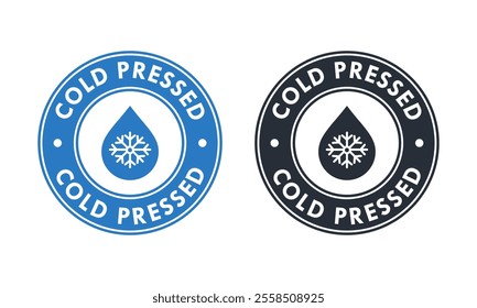 Clod pressed badge logo design template illustration