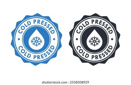 Clod pressed badge logo design template illustration