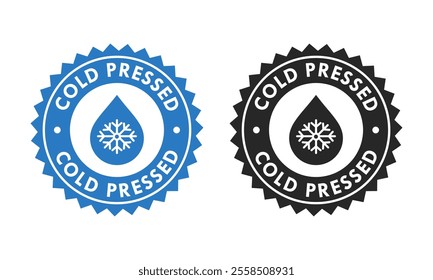 Clod pressed badge logo design template illustration