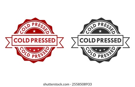 Clod pressed badge logo design template illustration