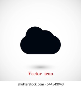 clond vector icon, flat design best vector icon
