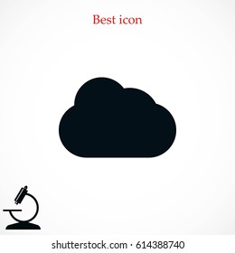 clond vector icon, flat design best vector icon