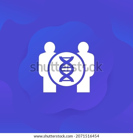 clones or cloning icon, vector