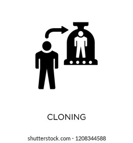Cloning icon. Cloning symbol design from Future technology collection.